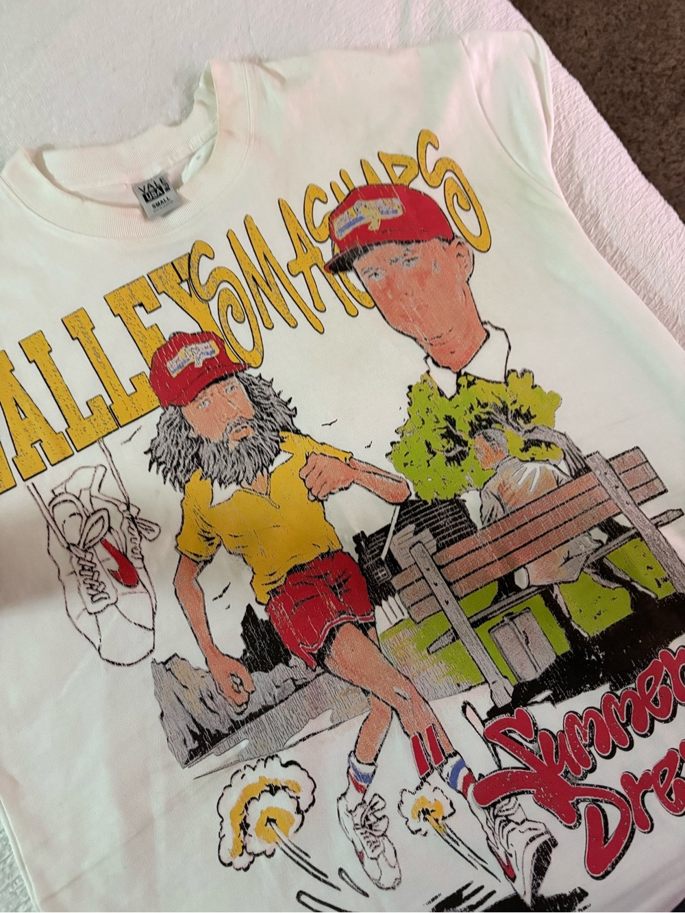Vale forever white graphic tee
